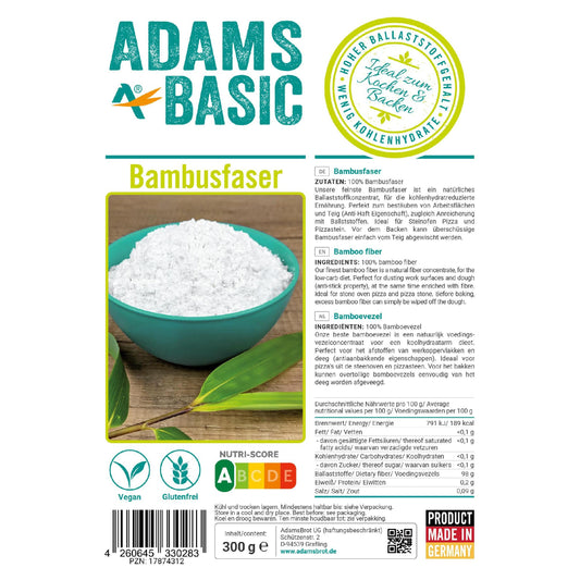 Adamsbrot - Bambusfaser 300g Beutel